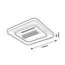 Rabalux 98071341 LED Ventilator mit Licht Aireon  | 50W integrierte LED-Quelle | 2200lm | 3000+4000+6500K