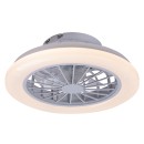 Rabalux 71348 LED Ventilator mit Licht Dalfon | 24W integrierte LED-Quelle | 2200lm | 3000-6500K | Fernbedienung | Dimmer | weiß