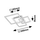 Rabalux 98071371 LED Deckenleuchte Ottavia  | 40W integrierte LED-Quelle | 3100lm | 3000K