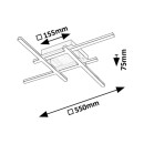 Rabalux 98071398 LED Deckenleuchte Demir  | 24W integrierte LED-Quelle | 1880lm | 4000K