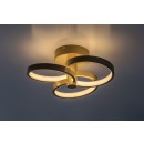 Rabalux 71400 LED Deckenleuchte Isidora | 32W integrierte LED-Quelle | 2560lm | 3000-6500K | Fernbedienung | Dimmer | beige