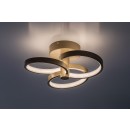 Rabalux 71400 LED Deckenleuchte Isidora | 32W integrierte LED-Quelle | 2560lm | 3000-6500K | Fernbedienung | Dimmer | beige