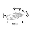 Rabalux 98071404 LED Deckenleuchte Arash  | 40W integrierte LED-Quelle | 2200lm | 3000+4000+6500K