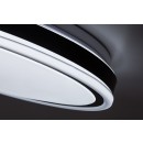 Rabalux 71412 LED Deckenleuchte Corlet | 20W integrierte LED-Quelle | 1500lm | 3000-6500K | Fernbedienung | Dimmer | schwarz