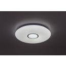 Rabalux 71414 LED Deckenleuchte Balmerino | 24W integrierte LED-Quelle | 1755lm | 3000-6000K | Fernbedienung | Dimmer | weiß