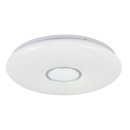 Rabalux 71414 LED Deckenleuchte Balmerino | 24W integrierte LED-Quelle | 1755lm | 3000-6000K | Fernbedienung | Dimmer | weiß