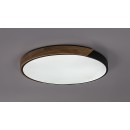 Rabalux 71418 LED Deckenleuchte Maple2 | 42W integrierte LED-Quelle | 3700lm | 3000/4000/6000K | schwarz