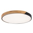 Rabalux 71418 LED Deckenleuchte Maple2 | 42W integrierte LED-Quelle | 3700lm | 3000/4000/6000K | schwarz