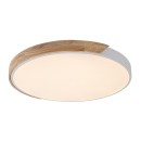 Rabalux 71419 LED Deckenleuchte Maple2 | 40W integrierte LED-Quelle | 3900lm | 3000/4000/6000K | weiß