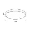 Rabalux 98071425 LED Außen-Deckenleuchte Alenzo  | 12W integrierte LED-Quelle | 790lm | 3000+4000+6500K