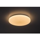 Rabalux 71446 LED Deckenleuchte Danny2 | 34W integrierte LED-Quelle | 2800lm | 3000-6500K | Fernbedienung | Dimmer | weiß
