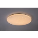 Rabalux 71448 LED Deckenleuchte Danny2 | 80W integrierte LED-Quelle | 5700lm | 3000-6500K | Fernbedienung | Dimmer | weiß