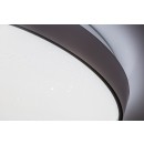 Rabalux 71449 LED Deckenleuchte Zerava | 34W integrierte LED-Quelle | 2100lm | 3000-6500K | Fernbedienung | Dimmer | schwarz