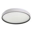 Rabalux 71449 LED Deckenleuchte Zerava | 34W integrierte LED-Quelle | 2100lm | 3000-6500K | Fernbedienung | Dimmer | schwarz