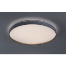Rabalux 71453 LED Deckenleuchte Zerava | 60W integrierte LED-Quelle | 4100lm | 3000-6500K | Fernbedienung | Dimmer | gold