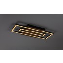 Rabalux 71456 LED Deckenleuchte Noxelle | 28W integrierte LED-Quelle | 1580lm | 3000/4000/6000K | braun