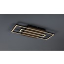 Rabalux 71456 LED Deckenleuchte Noxelle | 28W integrierte LED-Quelle | 1580lm | 3000/4000/6000K | braun