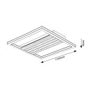 Rabalux 71457 LED Deckenleuchte Noxelle | 26W integrierte LED-Quelle | 1360lm | 3000/4000/6000K | braun