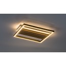 Rabalux 71457 LED Deckenleuchte Noxelle | 26W integrierte LED-Quelle | 1360lm | 3000/4000/6000K | braun