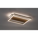Rabalux 71457 LED Deckenleuchte Noxelle | 26W integrierte LED-Quelle | 1360lm | 3000/4000/6000K | braun