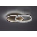 Rabalux 71472 LED Deckenleuchte Rivona | 22W integrierte LED-Quelle | 1500lm | 3000-6500K | Fernbedienung | Dimmer | gold
