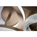 Rabalux 71473 LED Deckenleuchte Rivona | 38W integrierte LED-Quelle | 3500lm | 3000-6500K | Fernbedienung | Dimmer | gold