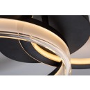 Rabalux 71479 LED Deckenleuchte Seraphiel | 38W integrierte LED-Quelle | 3100lm | 3000-6500K | Fernbedienung | Dimmer | schwarz