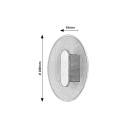 Rabalux 71484 LED Wandleuchte Norael | 6W integrierte LED-Quelle | 580lm | 3000K | schwarz
