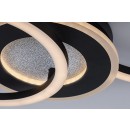 Rabalux 71485 LED Deckenleuchte Lureo | 24W integrierte LED-Quelle | 1580lm | 3000-6500K | Fernbedienung | Dimmer | schwarz