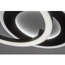 Rabalux 71485 LED Deckenleuchte Lureo | 24W integrierte LED-Quelle | 1580lm | 3000-6500K | Fernbedienung | Dimmer | schwarz