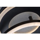 Rabalux 71485 LED Deckenleuchte Lureo | 24W integrierte LED-Quelle | 1580lm | 3000-6500K | Fernbedienung | Dimmer | schwarz