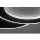 Rabalux 71486 LED Deckenleuchte Lureo | 24W integrierte LED-Quelle | 1510lm | 3000-6500K | Fernbedienung | Dimmer | schwarz