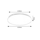 Rabalux 71510 LED Deckenleuchte Lucas2 | 12W integrierte LED-Quelle | 1150lm | 4000K | weiß