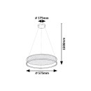 Rabalux 98072032 LED Pendelleuchte Farenzo  | 40W integrierte LED-Quelle | 2000lm | 3000+4000K