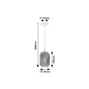 Rabalux 98072091 Pendelleuchte Adalla E27