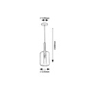 Rabalux 98072101 Pendelleuchte Lissandra E27