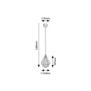 Rabalux 98072244 Pendelleuchte Norah  E14