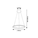 Rabalux 98072258 LED Pendelleuchte Grete  | 32W integrierte LED-Quelle | 2150lm | 3000K