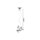 Rabalux 98072278 LED Pendelleuchte Alaric  | 3W integrierte LED-Quelle | 250lm | 3000K