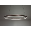 Rabalux 72402 LED Pendelleuchte Nevira | 36W integrierte LED-Quelle | 2520lm | 3000-6500K | Fernbedienung | Dimmer | Seilleuchte | braun