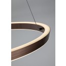 Rabalux 72402 LED Pendelleuchte Nevira | 36W integrierte LED-Quelle | 2520lm | 3000-6500K | Fernbedienung | Dimmer | Seilleuchte | braun