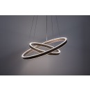 Rabalux 72403 LED Pendelleuchte Nevira | 45W integrierte LED-Quelle | 3150lm | 3000-6500K | Fernbedienung | Dimmer | Seilleuchte | braun