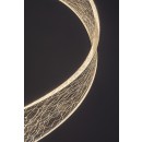 Rabalux 72464 LED Pendelleuchte Olyssia | 8W integrierte LED-Quelle | 340lm | 3000K | Seilleuchte | gold