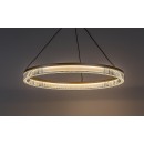 Rabalux 72471 LED Pendelleuchte Rivona | 24W integrierte LED-Quelle | 1700lm | 3000-6500K | Fernbedienung | Dimmer | Seilleuchte | gold