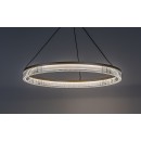 Rabalux 72471 LED Pendelleuchte Rivona | 24W integrierte LED-Quelle | 1700lm | 3000-6500K | Fernbedienung | Dimmer | Seilleuchte | gold