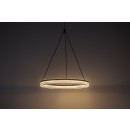 Rabalux 72478 LED Pendelleuchte Seraphiel | 24W integrierte LED-Quelle | 1610lm | 3000-6500K | Fernbedienung | Dimmer | Seilleuchte | schwarz