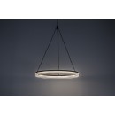 Rabalux 72478 LED Pendelleuchte Seraphiel | 24W integrierte LED-Quelle | 1610lm | 3000-6500K | Fernbedienung | Dimmer | Seilleuchte | schwarz