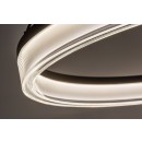 Rabalux 72478 LED Pendelleuchte Seraphiel | 24W integrierte LED-Quelle | 1610lm | 3000-6500K | Fernbedienung | Dimmer | Seilleuchte | schwarz