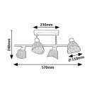 Rabalux 98073010 Spot-Deckenleuchte Farelia  E14