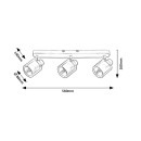 Rabalux 73065 Spot-Deckenleuchte Mirral E14 | beige